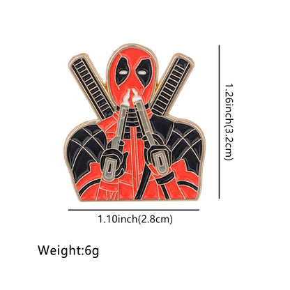 Cartoon Yellow Bear Pig Soft Enamel Pin Children Brooch for Clothes Briefcase Metal Badges Lapel Pins for Backpack Accessories