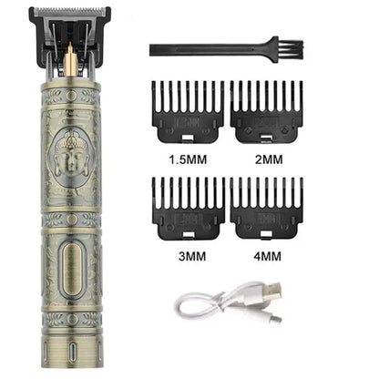 T9 Electric Hair Clippers Vintage Hair Trimmer Barber Hair Cutting Machine Mens Gifts Beard Shavers Shaving Machine
