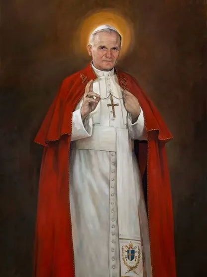 Saint Pope John Paul II 5D DIY Diamond Painting Embroidery Catholic Icons Cross Stitch Mosaic Picture Handicraft Home Decor