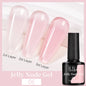 BOZLIN 5ML Color Solid Nail Gel Colorful Painting Nail Art Varnish Semi Permanent Solid Polish UV Nail Gel Top Coat Manicure