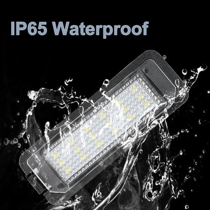 White License Plate Light For VW Passat CC Golf MK7 Seat Leon 1 Canbus No Error Bright LED License Plate Light
