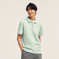 Semir Polo Shirt Men 2024 Summer New Simple Commute Style Soft Cotton Top With Half-Zip