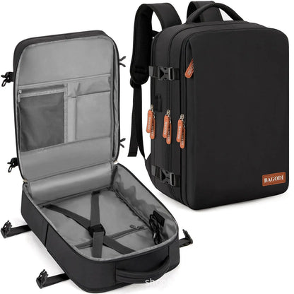 Geestock Airport Backpack Travel Backpack for Easyjet Cabin Bag Laptop Backpack Flight Approved Casual Daypack for Weekender