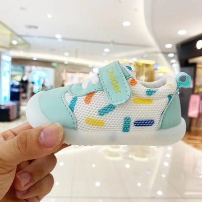 Best Boys/Girls Baby Walking Shoe Spring/Autumn New 0-2 Year Old Shoe Soft Sole Mesh Breathable Baby Shoe Nude Shoe bebê أحذية