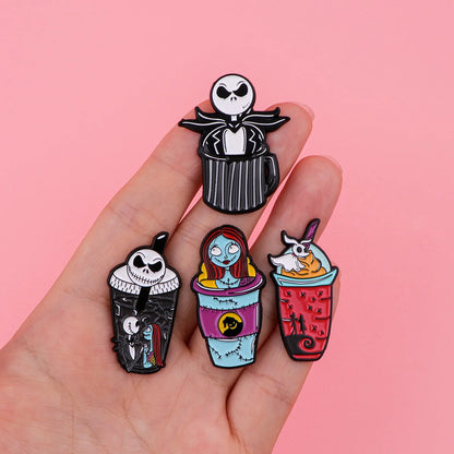 Cartoon Yellow Bear Pig Soft Enamel Pin Children Brooch for Clothes Briefcase Metal Badges Lapel Pins for Backpack Accessories