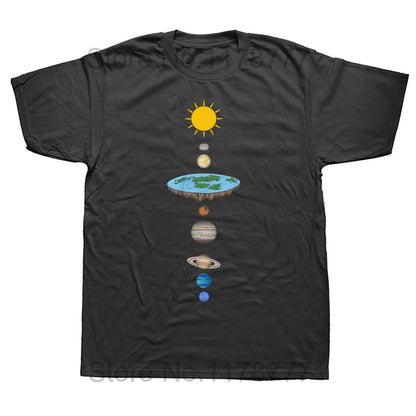 Funny Solar Systems Diagram Astronomy Lover Astronomer Space T Shirts Graphic Streetwear Short Sleeve Birthday Gifts T-shirt
