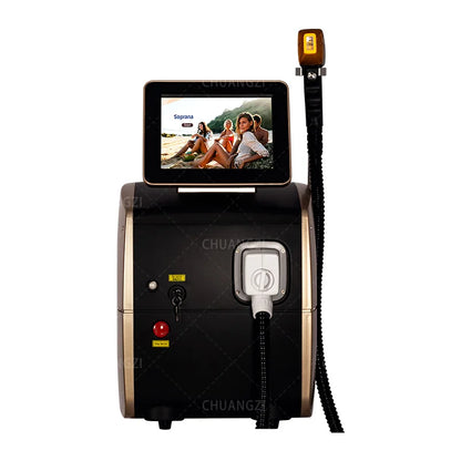 Factory Customized professional diode laser 755nm 808nm 1064nm ice point hair removal beauty machine