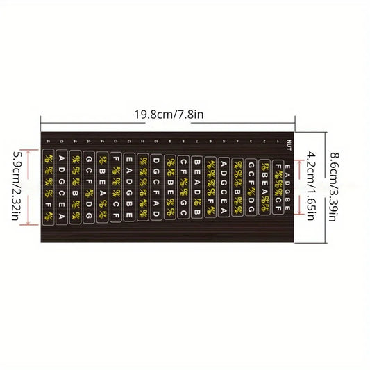 1 Pc Guitar Fretboard Stickers Scale Note Sticker Suitable For Classic Acoustic  Electric Guitar