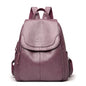 Luxury Women Genuine Leather Backpack Fashion Designer Female Soft Cow Leather School Bag Large Capacity Travel Bags Mochila Sac