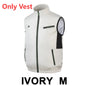 Cooling Vest Ice Fan Vest 3 Gears USB Heat Resistant Air Conditioner Clothes Vest Breathable Wearable Cooling Fan Vest Camping