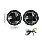 Cooling Vest Ice Fan Vest 3 Gears USB Heat Resistant Air Conditioner Clothes Vest Breathable Wearable Cooling Fan Vest Camping