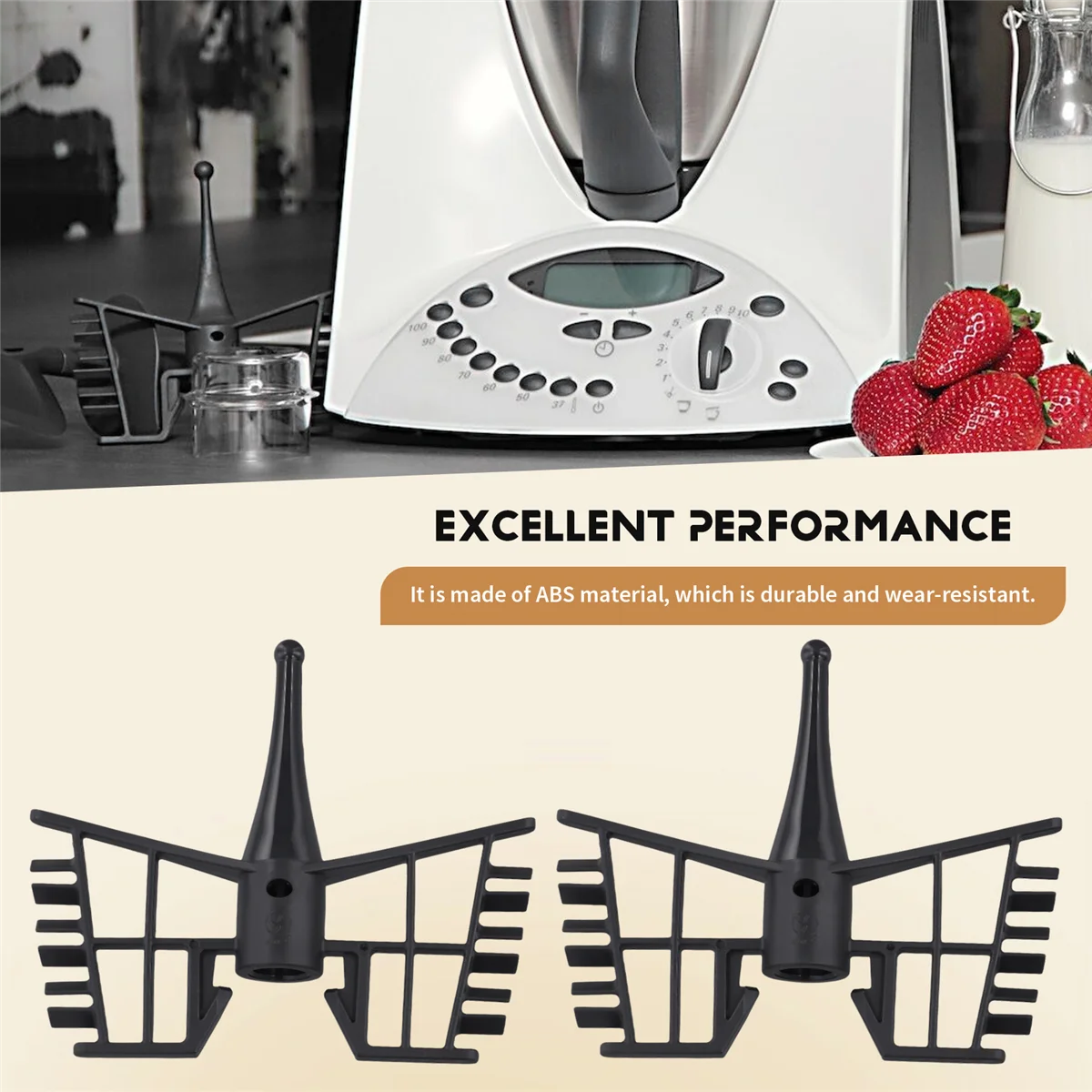Whisk with Butterfly, Mixing Attachment for Monsieur Cuisine Connect and Smart, Monsieur Cuisine Accessories