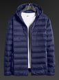 Large Size Winter Hooded Ultra Light Down Jacket Men Windbreaker Outwear 90% White Duck Down Padded Puffer Warm Coat 6XL 7XL 8XL