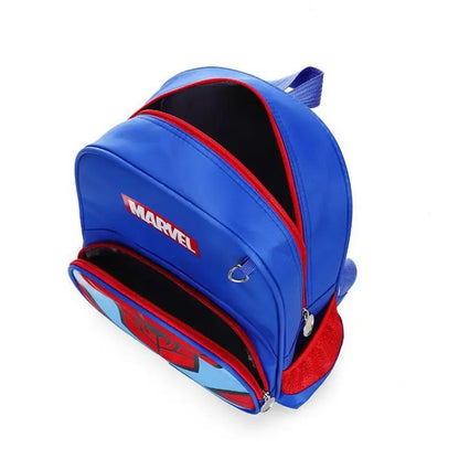 Anime Marvel Backpack Anime Figure Spider Man Iron Man Shoulder Bag Travel Schoolbag for Children Super Heroes Pupil School Bags