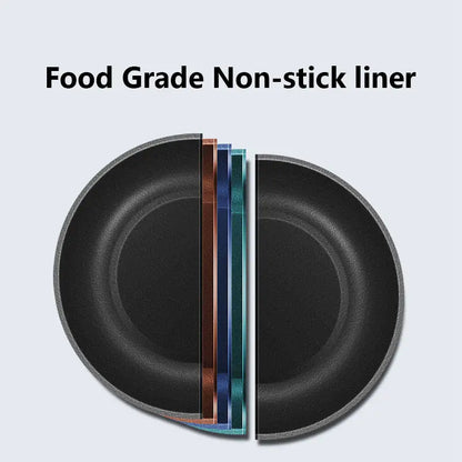 2L Multicooker for Car Truck 12V 24V Non-stick Electric Rice Cooker Food Steamer Stir-fry pan Car-mounted Hot pot Noodles Boiler