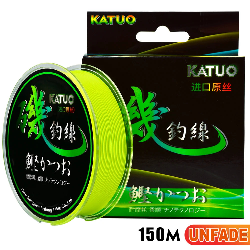 PROBEROS 150m Multicolor Fishing-line 5.73LB-43LB Super Strong Monofilament Nylon Wire Bionic Invisible Spot Camouflage Rope