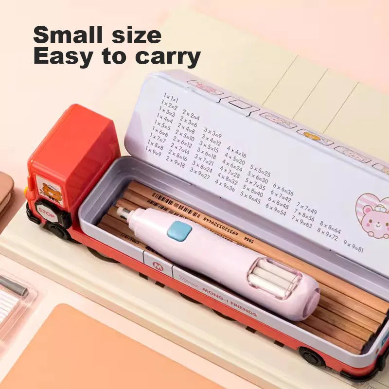 Deli Electric Rubber Pen Automatic Eraser with Erasers Refills Battery Power for Kids Sketch Drawing Erasing Stationery Supplies