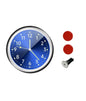 40mm Mini Luminous Car Clock Digital Watch Mechanics Quartz Clocks Stick-On Auto Ornament Accessories