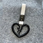 JDM Tsurikawa Heart Ring Car Tow Belt Train Bus Handle Hand Strap Drift Charm Strap Drift Auto Accessories Car Styling Bradn New