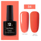 BOZLIN 5ML Color Solid Nail Gel Colorful Painting Nail Art Varnish Semi Permanent Solid Polish UV Nail Gel Top Coat Manicure