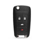 Dandkey Flip Remote Car Key Shell Case For Chevrolet Cruze Epica Lova Camaro Impala For Opel Astra J Corsa E Insignia Zafira C