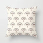 45*45cm simple plant print pattern cushion cover home decoration living room sofa chair pillow cover