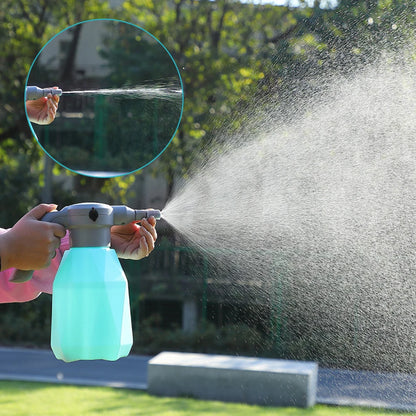 1L/2L Cordless Electric Garden Sprayer Watering Can 2000mA USB Rechargable Automatic Atomizer Plant Mister Spray Bottle