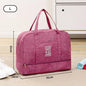Fashion Folding Travel Bag Unisex Oxford Travel Weekend Overnight Bags Large Capacity Hand Luggage Tote Duffel Accessor Supplies