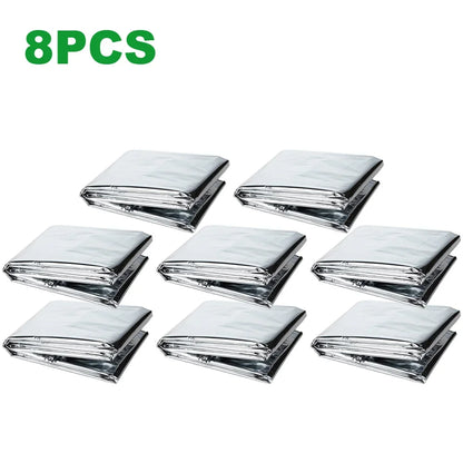 20-1PCS Silver Mylar Reflective Films for Grow Foil Tent Room 210x120cm Garden Greenhouse Farming Increase Plant Growth Film