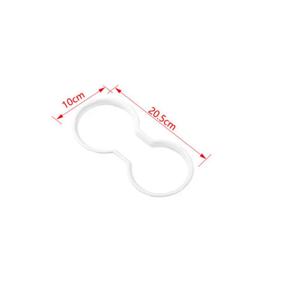 JIDIXIAN fit for Jeep Wrangler JK 2011 2012 2013 2014 2015 2016 2017 Car Interior Front Water Cup Holder Decoration Cover