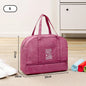Fashion Folding Travel Bag Unisex Oxford Travel Weekend Overnight Bags Large Capacity Hand Luggage Tote Duffel Accessor Supplies