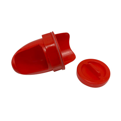 Chicken Feeder Poultry Feeding Supplies DIY Rain Proof Poultry Feeder Port Gravity Feed Kit For Buckets Barrels Bins Troughs