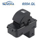 NEVOSA 6554.QL For Citroen C4 For Peugeot 207 Auto Window Lifter Switch Control Button 6554QL 6490HQ 6554HJ 6554HF 9651465677