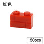 DIY Wall Bricks 1x4 1x3 1x2 Dots Thick Building Block Educational Creative House Contruction Toys Compatible With 15533 For Kids
