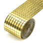 Leeseph Self Adhesive Mosaic Tiles,  5x5mm Disco Tiles, Square Mirror Mosaic Tiles for Interior Decoration, DIY Art Collage