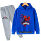 Spiderman Boys Sweater Set Spring and Autumn New Pullovers Children's Boys Big Children's All-match Two-Piece Suit