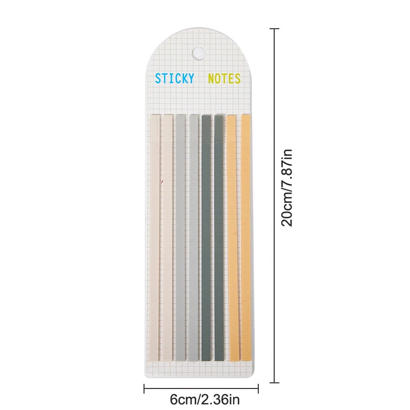 100/160/PCS Reading Aid Highlight Sticker Transparent Fluorescent Index Tabs Flags Sticky Note Stationery School Office Supplies