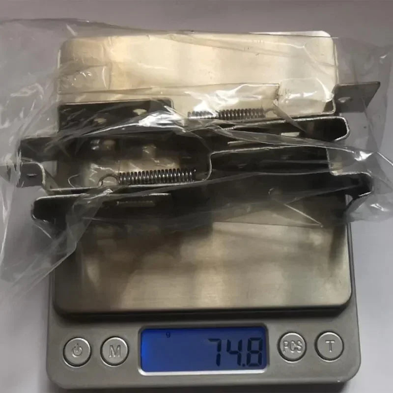2pcs Car License Plate Frame Clips for Europe Trailer Motorhome Stainless Steel Licenses Plates Cover License Plate Frame