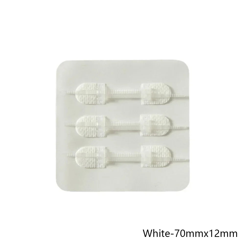 3pcs/set Band-Aid Zipper Tie Wound Closure Patch Hemostatic Patch Wound Fast Suture Zipper Band-Aid Outdoor Emergency Device