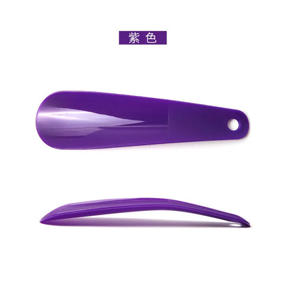 1 PC 16cm Shoe Horns Plastic Spoon Shape Flexible Lazy Shoe Helper Shoes Lifter Pull Shoehorn Slip Handle Shoehorn