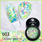 BOZLIN 5ML Color Solid Nail Gel Colorful Painting Nail Art Varnish Semi Permanent Solid Polish UV Nail Gel Top Coat Manicure