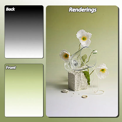 Gradient Color Photography Backdrops 57*87CM 2 Sided Photo Backgrounds Wallpaper Studio Waterproof Products Photographic Props