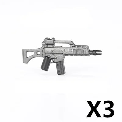 WW2 German Weapon Building Block 98K Two-color Gun US M1911 Soviet RPG Military Soldier Figure Accessories Rifle Pistol Toy C349