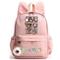 lububu Girls School Backpack Kawaii Children Backpack Cartoon Schoolbag Cute Girls School Supplies Travel Rabbit Ears Mochila