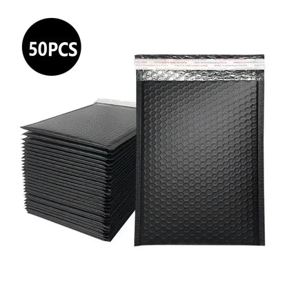 50pcs Delivery Package Packaging Pink Small Business Supplies Envelopes Shipping Packages Bubble Envelope Packing Bag Mailer