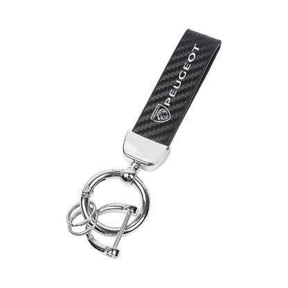 Car Luxury Keychain Vintage Zinc Alloy Key Ring Accessories For New Peugeot 408 4008 308 3008 Rifter 5008 508 2008 208 301 RCZ