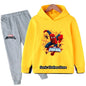 Spiderman Boys Sweater Set Spring and Autumn New Pullovers Children's Boys Big Children's All-match Two-Piece Suit