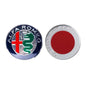 75mm Car Front Hood Rear Emblem Styling for Alfa Romeo Sportiva 156 Stelvio Giulia Giulietta Trunk Badge Sticker Logo Accessorie