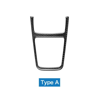 Real Soft Carbon Fiber Sticker for Mercedes Benz A Class W176 CLA C117 GLA X156 2013-2018 Car Center Console Panel Accessories