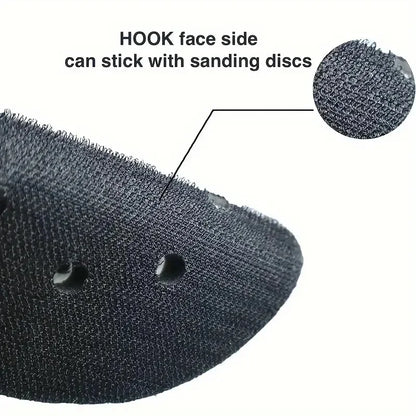 1Pc 5 Inch 125mm Sanding Disc 8 Holes Soft Sponge Interface Hook Loop Backing Pad For Sander Polisher